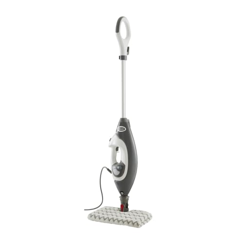 Shark Dampfreiniger  Klik-'n'-Flip-Technologie  2 automatische Dampfeinstellungen  Dirt-Grip-Pads  grau-weiß  S6005EU von Shark