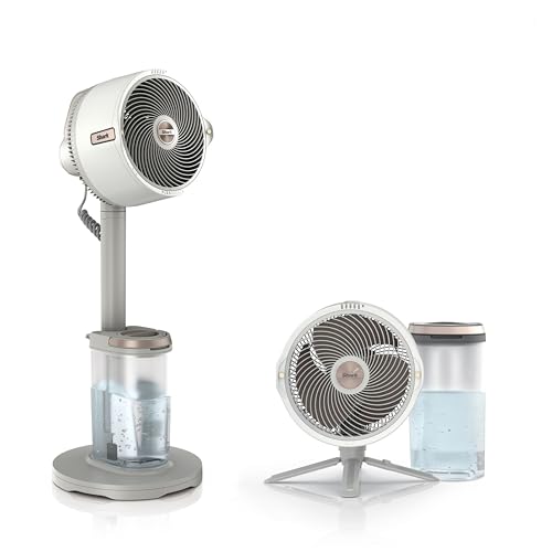 Shark FlexBreeze Pro Mist Akku-Ventilator für innen und außen mit Sprühsystem, tragbarer Sprühtank, 20 m, Stand- & Tischventilator, 5 Geschwindigkeitsstufen, leise, Fernbedienung, Dove FA300WHEU Shark FlexBreeze Pro Mist Akku-Ventilator für innen und außen mit Sprühsystem, tragbarer Sprühtank, 20 m, Stand- & Tischventilator, 5 Geschwindigkeitsstufen, leise, Fernbedienung, Dove FA300WHEU von Shark