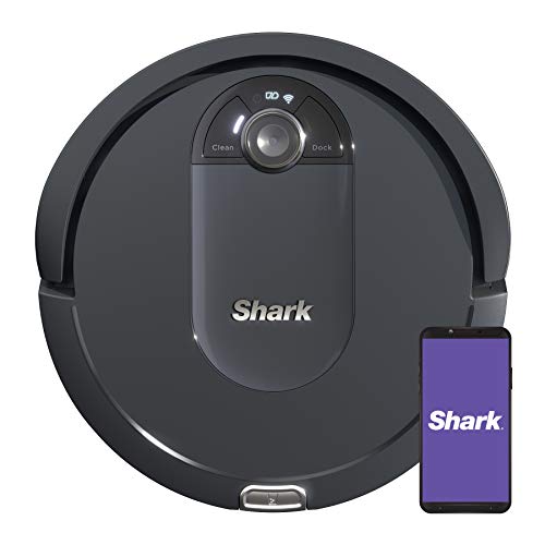 Shark IQ Robot Vacuum AV992 Reihenreinigung, perfekt für Tierhaare, kompatibel mit Alexa, WLAN, Schwarz von Shark