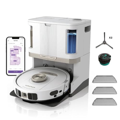 Shark PowerDetect 2-in-1 Saugroboter mit Wischfunktion & Absaugstation, Selbstreinigend, Selbstentleerend, für Tierhaare, Teppich & Hartböden, mit Anti-Geruchsfilter, 2X Seitenbürste, Beutellos, weiß Shark PowerDetect 2-in-1 Saugroboter mit Wischfunktion & Absaugstation, Selbstreinigend, Selbstentleerend, für Tierhaare, Teppich & Hartböden, mit Anti-Geruchsfilter, 2X Seitenbürste, Beutellos, weiß von Shark