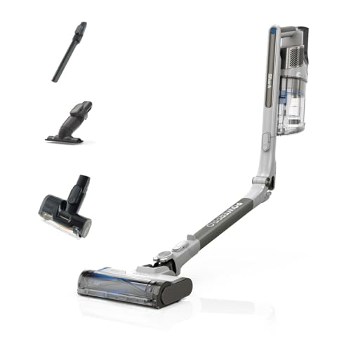 Shark PowerPro Akku-Staubsauger, FloorDetect-Technologie, Anti-Hair-Wrap, Anti-Allergen, leicht, flexibel, Handstaubsauger-Modus, 50 Min. Laufzeit, XL-Staubbehälter, Java Metallic IZ380EUT von Shark