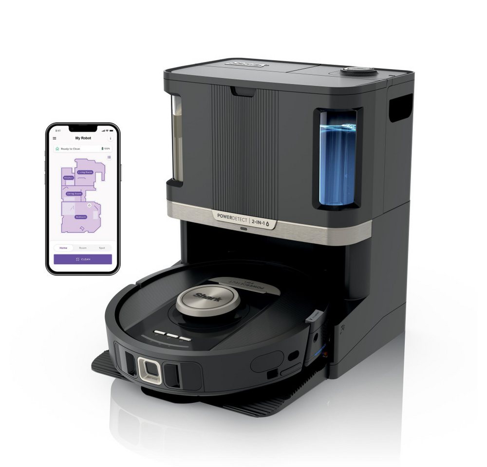 Shark Saugroboter RV2800ZEEU PowerDetect NeverTouch Pro 2-in-1 Saugroboter mit von Shark