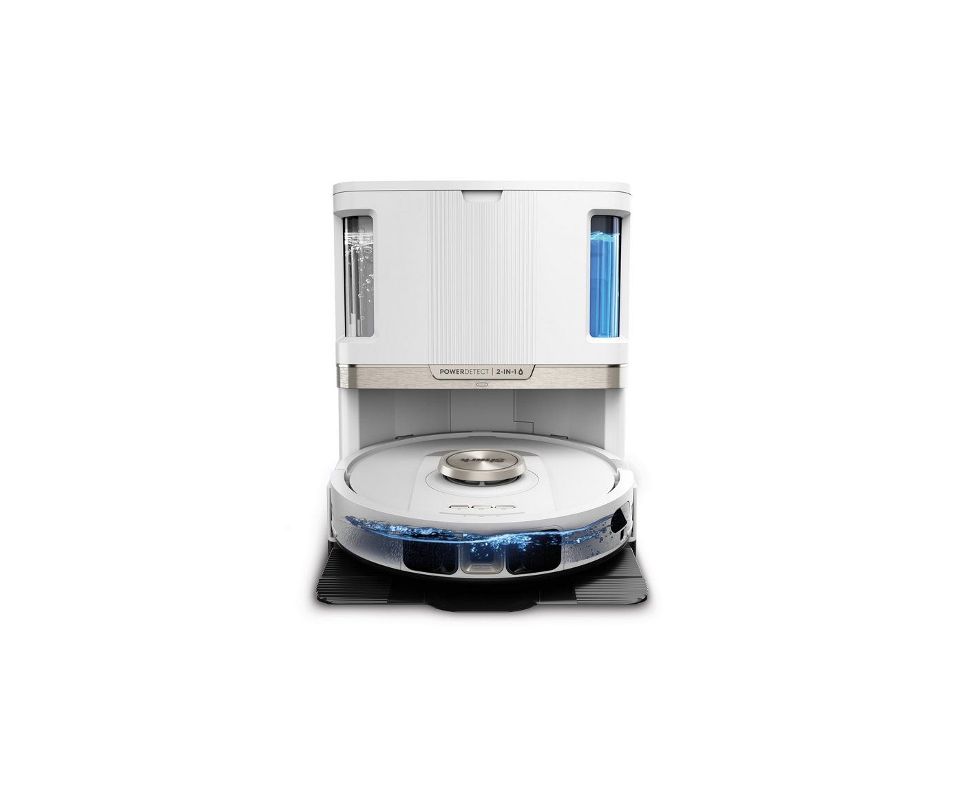 Shark Saugroboter Shark RV2800ZEEUWH Saugroboter mit Wischfunktion (Selbstentleerung,... von Shark