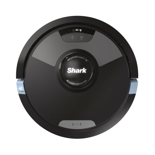 Shark Wisch- und Saugroboter  2in1-Gerät  110min Laufzeit  CleanEdge-Technologie  Anti Hair Wrap Technologie  schwarz  RV2600WDEU von Shark
