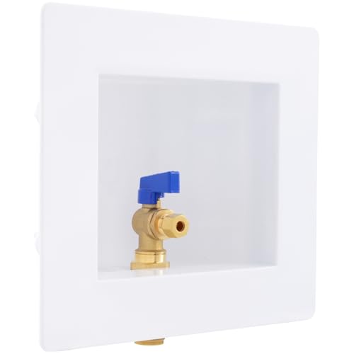 Sharkbite 25032 Ice Maker Outlet Box, 1/2 Sharkbite push-to-connect X 1/4-Zoll Kompression Ice Maker Water Ventil von Sharkbite