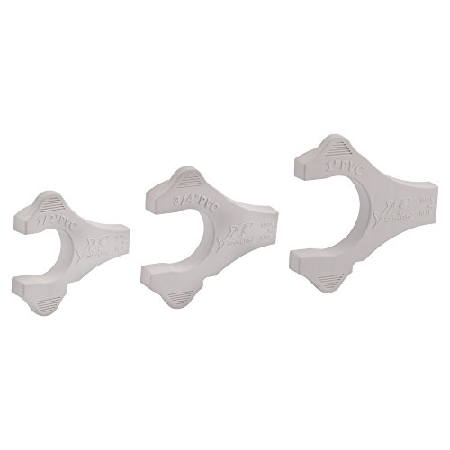 Sharkbite PVC Armatur uip716 a 3er Pack Trennen und Tiefenmesser für ½ Zoll, ¾ Zoll und 2,5 cm PVC-Rohr von Sharkbite