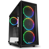 Sharkoon PC Gehäuse TG4M RGB ATX schwarz von Sharkoon