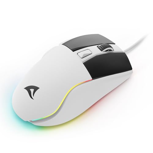 Sharkoon Skiller SGM35 White, Optical Gaming Maus, RGB, PBT Button Sharkoon Skiller SGM35 White, Optical Gaming Maus, RGB, PBT Button von Sharkoon