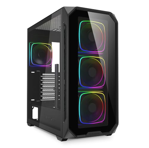 Sharkoon AK5G RGB Black, ATX PC-Gehäuse von Sharkoon