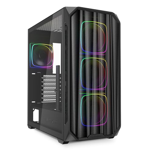 Sharkoon AK5M RGB Black, ATX PC-Gehäuse Sharkoon AK5M RGB Black, ATX PC-Gehäuse von Sharkoon