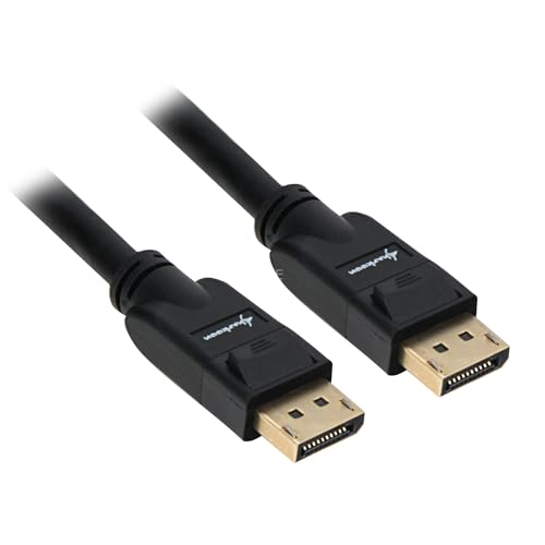 Sharkoon Kabel Displayport 1.3 (Stecker Stecker) 4K, schwarz, 2 Meter von Sharkoon