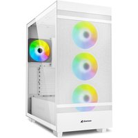 Sharkoon PC Gehäuse Rebel C50 White RGB ATX weiß von Sharkoon