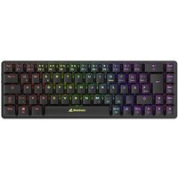 Sharkoon PureWriter W65 Tastatur Black Kailh Brown - DE Layout, Schwarz von Sharkoon
