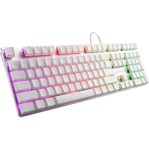 Sharkoon PureWriter wh Kailh Red US RGB - Kailh Low Profile Choc Red von Sharkoon