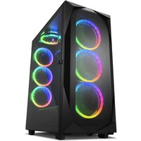 Sharkoon PC Gehäuse REV300 RGB Black ATX schwarz von Sharkoon