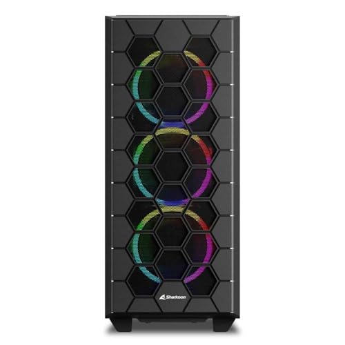 Sharkoon RGB Hex Cristal Templado USB 3.0 Negra von Sharkoon
