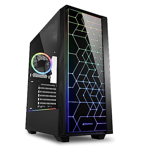 Sharkoon RGB LIT 100, PC Gehäuse Sharkoon RGB LIT 100, PC Gehäuse von Sharkoon