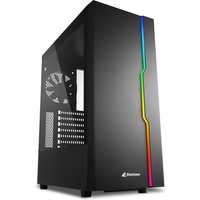 Sharkoon PC Gehäuse RGB Slider Black ATX schwarz von Sharkoon