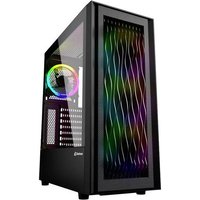 Sharkoon RGB Wave Desktop PC-Gehäuse Schwarz von Sharkoon