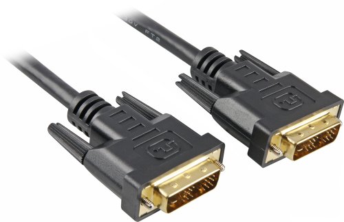 Sharkoon Single Link Digital DVI-Kabel (2m, 18-polig) schwarz von Sharkoon