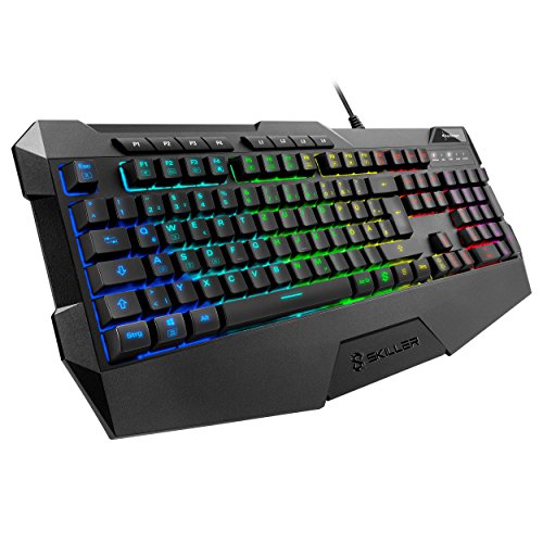 Sharkoon Skiller SGK4 Gaming Keyboard RGB, N-Key-Rollover, (Deutsches Tastaturlayout), schwarz von Sharkoon