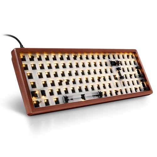 Sharkoon Skiller SGK50 S2 Wood Barebone, RGB Gaming Keyboard von Sharkoon