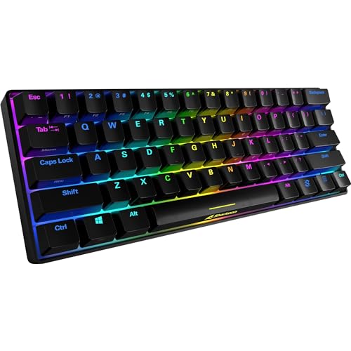 Sharkoon Skiller SGK50 S4 bk Kailh Red, Gaming Keyboard, US Layout (QWERTY), klein von Sharkoon