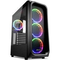 Sharkoon TK5M RGB ATX Desktop PC-Gehäuse Schwarz von Sharkoon