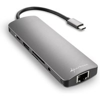 Sharkoon USB 3.0 Type C Combo Adapter Dockingstation USB von Sharkoon