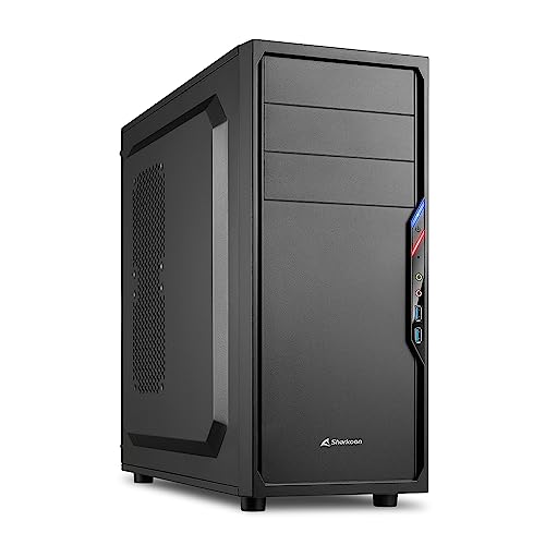 Sharkoon VS4-V PC-Gehäuse (2x USB 3.0, ATX) schwarz von Sharkoon