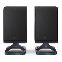 HT-SPR52021(BK) Paar de Wireless Rear Speakers 1.0.1 zum Anschluss an Ihre Bar de Sound q für ein verbessertes Erlebnis, Surround Sound, Dolby Atmos von Sharp