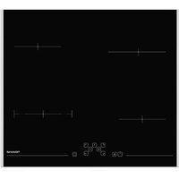 Sharp - Cerankochfeld 59 cm 4 brenner 1800 w schwarz KH6V08FT0K von Sharp