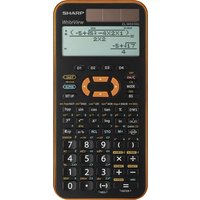 Sharp EL-W531 XG Schulrechner Orange Display (Stellen): 12solarbetrieben, batteriebetrieben (B x H x von Sharp