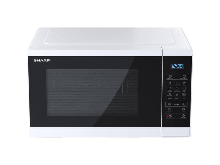 Sharp Microwave Oven with Grill YC-MG252AE-W Free standing 25 L 900 W Grill White, Mikrowelle, Weiss von Sharp