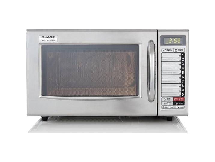 Sharp YB-S4202AE Professionelle Mikrowelle 20l, Mikrowelle, Silber von Sharp