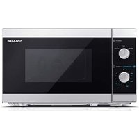 Sharp - YC-MS01ES 20 l Mikrowelle mit Abtaufunktion, mechanischer Steuerung und 800 Watt Leistung von Sharp