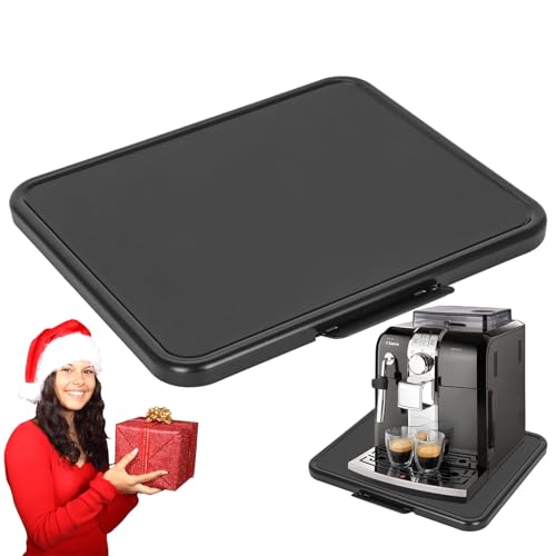 Kitchen Appliance Sliding Tray Coffee Maker Sliding Caddy with Rolling Wheels Under Cabinet Countertop Storage Organizer Moving Slider Extra Wide for Kitchenaid Stand Mixer Air Fryer Toaster Blender von SharpCost