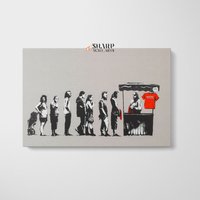 Banksy Graffiti Wandkunst Leinwand Streetart Pop Art Kunst Große Banksy Graffiti Wandkunst Leinwand Streetart Pop Art Kunst Große von SharpWallArts