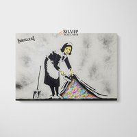 Banksy Leinwand Peace Love & Anarchy Graffiti Streetart Wandkunst Pop Kultur Art Banksy Leinwand Peace Love & Anarchy Graffiti Streetart Wandkunst Pop Kultur Art von SharpWallArts