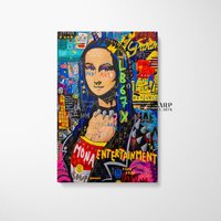 Banksy Mona Lisa Wandkunst Mona Lisa Pop Art Graffiti Street Leinwand Malerei Banksy Mona Lisa Wandkunst Mona Lisa Pop Art Graffiti Street Leinwand Malerei von SharpWallArts