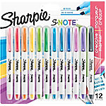 Sharpie S-Note 2138233 Textmarker Pastellfarben Keilspitze 12 Stück von Sharpie