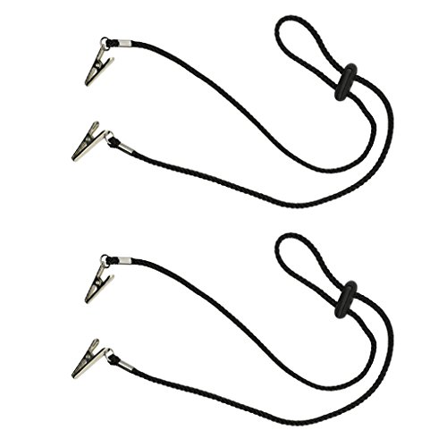 2 Verstellbarer Servietten-Clip/KinderKinderlätzchen-Clip, Umhängeband, für ältere Personen/Erwachsene / von Sharplace