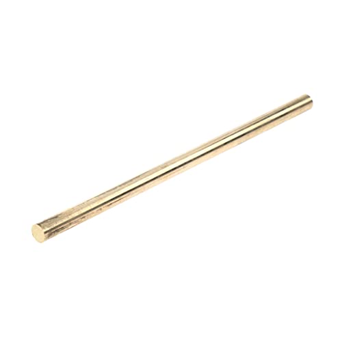 Sharplace 4mm 5mm 6mm 7mm 8mm 9mm 10mm 12mm × 10 Cm Feste Messing Stangenstange, Messing 5mm von Sharplace