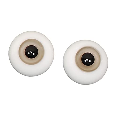 8mm Glas Oblate Augäpfel für BJD Doll ACCS DIY Supplies, Hellgrau von Sharplace