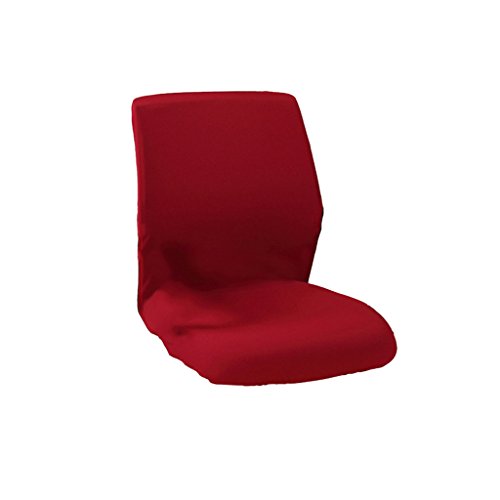 Sharplace Bezug Set für Stuhl, Startseite für Drehstuhl oder Schreibtitschstuhl -Einfarbig, Rot von Sharplace