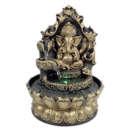 Feng Shui Hindu Statue Wasserbrunnen Meditation Kompaktes Dekor Geschenk von Sharplace