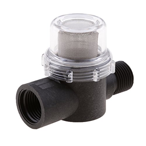 Sharplace MagiDeal Sieb Wasserfilter, Inline Mesh Filter für Wohnmobil, Camper, Trailer & Marine, Mechanische Filtration, Unterbau, Manuell, Wasserfilter für Wohnmobil von Sharplace