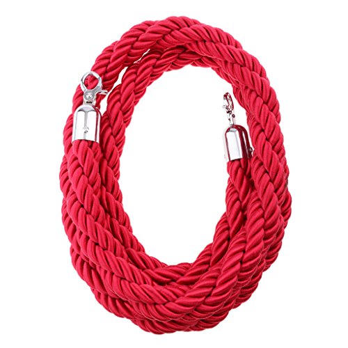 Nylon Handlaufseil Absperrseil 32mm, Rot, 2m von Sharplace