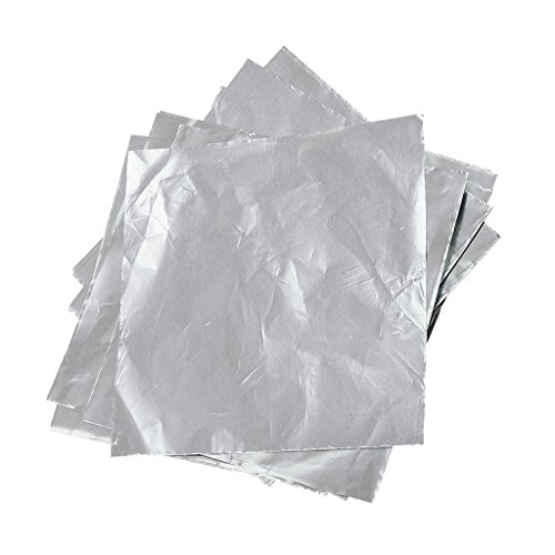 Sharplace 100stk Alufolie Folie Packung Wrapper für Backen Party Süßigkeit, Silber Sharplace 100stk Alufolie Folie Packung Wrapper für Backen Party Süßigkeit, Silber von Sharplace