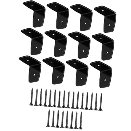 Sharplace 12 Stück Hurrikan-Clips, Halterungen, Pergola-Hardware, Sparrenclips mit Schrauben, verzinkter, Eckstrebe für Holzpergola, 2.95x3.7in von Sharplace